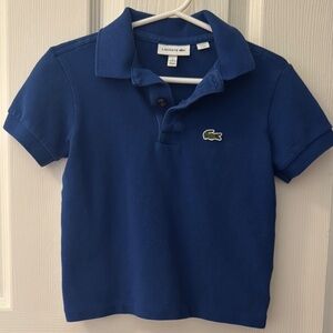 🔥5/$10🔥Lacoste Kids Blue Polo Shirt